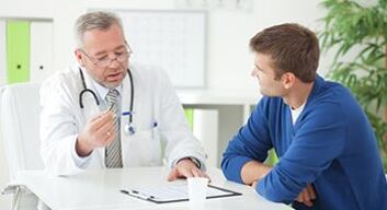 patient in consultation with a specialist